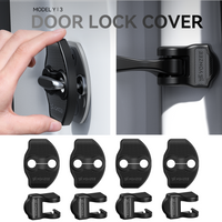 YZ For Tesla Model 3 Highland Y YL Juniper Car Door Lock Cover Protector Buckle Absorber Anti-collision 2026 Car Accessories