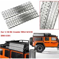 1/10 Rc Tracked Vehicle Escape Board Climbing Car Metal Skid For Trx4 Defender Bronco Axial Scx10 90046 D90 Yikong Rgt Rc4wd