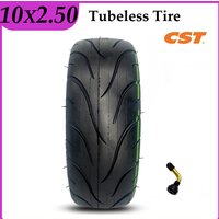 10x2.50 Tubeless Tire CST Wear-Resistant High-Quality Vacuum Tyre for 10 Inch Electric Scooter Wheel Replacement Parts