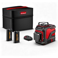 YEVOLT 12-Line Green Laser Level 360° All-Round Horizontal & Vertical Ultra-Bright Beam for Indoor/Outdoor Auto Self-Leveling