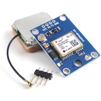 NEO-6M GPS Module with Large Ceramic Antenna EEPROM Backup Battery 9600 Baud for Arduino UAV ESP32 STM32 Data Logger