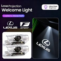 Led HD Car Door Logo Welcome Light Projector Lamps Accessories/Valve core and core sleeve For Lexus RX330 IS250 Ct200h ES300h LS