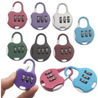 1pcs Mini HOT Diary Protector Travel Suitcase Luggage Combination Code Padlock Password Lock Security Tool 3 Digit Dial