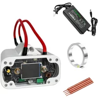 High Power Dual Super Capacitor Battery Spot Welder Machine 2500A 6V for 18650 21700 32140 Battery 0.1-0.4mm Nickel DIY