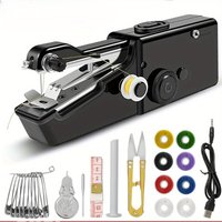 1pc The Mini Sewing Machine Does Not Require Batteries Its Compact Design Makes It Suitable for Quick Repairs and DIY Projects