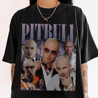 Limited Comfort Colors Pitbull TShirt, Pitbull Rapper Mr. Worldwide Music Star Bootleg Fan T-Shirt, Gift for Women and Man