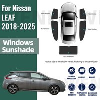 For Nissan LEAF 2018-2025 Magnetic Sun Shade Car Sun Visor Front Windshield Curtains Summer Window Sunshade Auto Accesorries