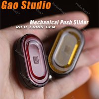 STOCK Gao Studio PC RICH COINS GEM Mechanical Push Slider Sensory Toys For Autism Fidget Toys Adults