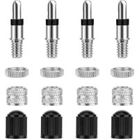 AliExpress TQQTQQ 1Set Valve Core Kit, Anti Aging Nickel Plated Brass Universal Bike Tire Valve Core with for Electric Vehicles