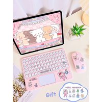 9 10 11 inch iPad Keyboard Mouse Wireless Bluetooth Teclado for iPad Pro Air 4 Xiaomi Samsung Huawei Tablet Android IOS Windows