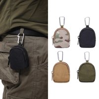 Tactical Pouch Key Wallet Holder Men Coin Purses Pouch Bag Keychain Zipper Pocket Outdoor Key Bag