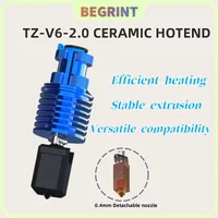 Zestaw Hotend TZ V6 2.0 z szybką głowicą drukującą do Ender 3/3 PRO/ VORON 2.4 Hi-End Extruder J-head Prusa Ender 3 V2/ CR10