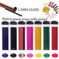 30Pcs/1Box 1.3MM Automatic Pencil Lead Refill, 6Color Replaceable Mechanical Pencil Lead School Writing Supplies Accessories