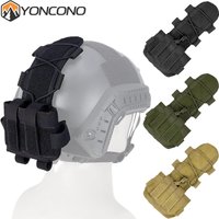 YONCONO Tactical Helmet Battery Pouch MK2 Helmet Battery Case Counterweight Pouch Removable Accessory Storage Balance Weight Bag