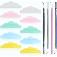 Silicone Eyelash Perm Rod Korean Lash Lift Eyelash Extension Accessories Reusable Silicone Pads Stainless Eyelash Separator Set