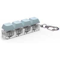 4PCS Keys Keyboard Key Toy Stress Relief DIY Fidget Button Keycap Fidget Keychain Mini Keyboard Toys Finger Keyboard Caps Toy
