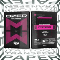 OZER 50/100 Pieces Premium Quality Tattoo Transfer Paper A4 Size Free Hand Thermal Copier Template Paper for Tattoo Artists
