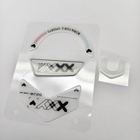 Glass Mouse Feet Compatible With Logitech G502 X PLUS Wireless Mouse Customized Round Curved Edge Mouse Glass Skates