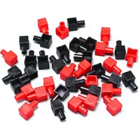 2/4PCS Battery Cover Caps Positive Negative Cable Cover Motorcycle Battery Terminal Covers Battery Terminal Insulating Protector