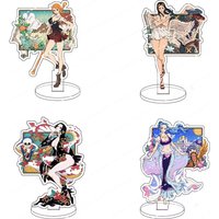 One Piece Acrylic Standee Nami Anime Desktop Stand Zoro Character Display Tabletop Decor Keychain Pirate Adventure Display
