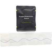 Stop Bleeding Gauze Kaolin Clay Compressed Gauze Emergency High-concentration Tactical Trauma Gauze 7.5x150cm/7.5x370cm