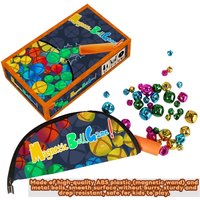 Magnetic Bell Challenge Game, Montessori Fine Motor Training Toy, Suitable for Children Aged 6 and Above, Family Tabletop Game for 2-4 Players, Portable Travel Game Gift, Suitable for Birthdays,
