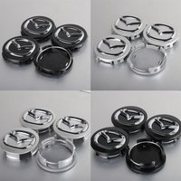4pcs 56MM/60MM Car Wheel Center Hub Stickers Auto Badge Cover For Mazda 3 Bk 6 Gh CX-5 CX30 MX-5 2 5 CX-3 GJ GL CX-8 MS RX-8 626