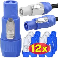 12/1PCS NAC3FCA NAC3MPA Male Plug 20A Power Plug Power Socket Adapter 3Pin Powercon XLR Connector for Stage Light LED Screen