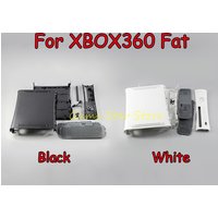 1set For XBOX360 Fat Black White Replacement Case For Xbox 360 Fat Game Console Housing Shell Cover with Buttons