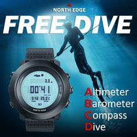 2026 New Outdoor Diving Computer Watch with Height Pressure Compass Smart Feature for Depth Measurement