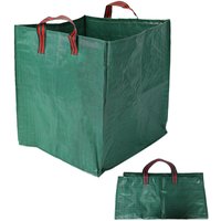 Square Heavy Duty Garden Garbage Bag Garden Trash Bag Reusable Trash Debris Containers With Handle Pool Leaf Waste Bag Bucket