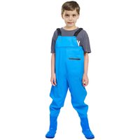 GUGULUZA Kids Chest Waders with Non-Slip Boots Outdoor Hunting Pants Children Waterproof Trousers One-Piece Youth Fishing Waders