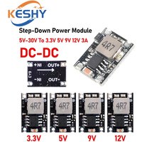3A Mini DC-DC Buck Step Down Converter Board Module 5V-30V to 3.3V 5V 12V DC DC Voltage Regulator PCB Board Power Buck Module