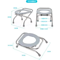 Bestseller Foldable Toilet Elderly Toilet Chair Elderly Toilet Chair Pregnant Women Adult Stainless Steel Patient Squat Stool