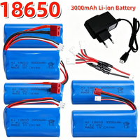 7.4V 3000mAh 2S LiPo Battery Pack for WLtoys 10428 12428 12423 144001 RC Cars Drones Replacement Power for 124017 124019 Models