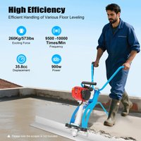 4-stroke 35.8CC Concrete Vibrating Machine 900W Gas Vibrating Concrete Power Screed Motor Concrete For Construction Sites