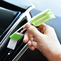 Car Air Conditioner Vent Brush Microfibre Car Grille Cleaner Auto Detailing Blinds Duster Car Cleaning Brush Interior Accessorie