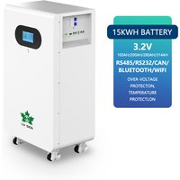 15KWH LiFePO4 Battery Pack Powerwall 48V 51V 300AH Buitl-in BMS CAN Monitor Solar Energy System