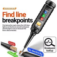 Multifunctional Tester Pen With Colored Light Voltage Detector Breakpoint Finder Electrician Special Testing Pen