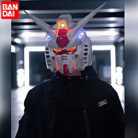 Super Dfsf Rx 78 Gundam Helmet Wearable Led Light Up Full Helmet Mobile Suit Cosplay Collectible Display For Anime Exhibition