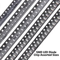 100PCS 3528 5050 5730 SMD LED Diode Chip Assorted Sizes 0402 0603 Multiple Colors for PCB DIY Electronics 0805 1206