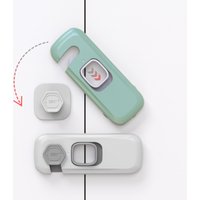 3Pcs Home Refrigerator Lock Fridge Freezer Door Catch Lock Toddler Kids Child Cabinet Safety Lock For Baby Safety Child Lock