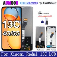 6.74" Screen For Xiaomi Redmi 13C LCD Display Touch Screen Digitizer For Redmi 13C 4G/5G LCD Display Replacement