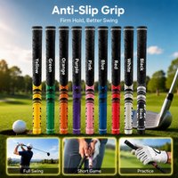 MCC Pattern Rubber Golf Grip Anti-slip Shock Absorbing Wear Resistant Club Replacement Accessory Comfort Hand Hold Outdoor