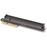 PCIE 4X to 16X Riser Card Expansion Steering Adapter PCI Express Riser Card x4 to x16 Video Graphics Adapter Converter