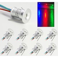 DC12V LED Mini Spotlight Recessed Ceiling Star Down Light KTV Bar Party Stage Colorful Light RGB Gypsum Board Small Spot Lights