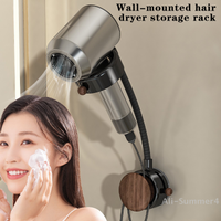 Hair Dryer Holder No Need To Hold Adjustable Wall Hanging Free Of Hands No Need To Punch Holes Universal Air Duct Storage Rack