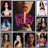 J-Jennifer Body Movie Megan Fox Poster HD Print Personalized Canvas Wall Mural Art Photos for Living Room Home Decor Durable