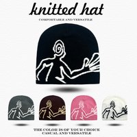 Warm Personal Fashion Street Beanies Outdoor Versatile Skateboard Sports ins New Men Women Niche Jacquard Hikers Knitted Hats