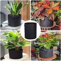 5PCS Vegetable Grow Bags Felt Planting Bag Potato Tomato Seeding Pots Flower Planting Nursery Pots Accessories